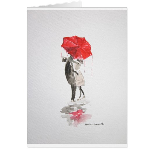 ラブカップルがキスするバレンタインデーのヴィンテージ (正面)