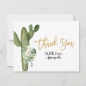 ラブカップルへの感謝の気持ちを伝えるサボテンタコカード サンキューカード (正面)