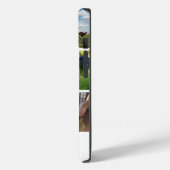 ラブカップルフォトコラージモノグラムパーソナライズされた Case-Mate iPhoneケース (裏面 / 左)