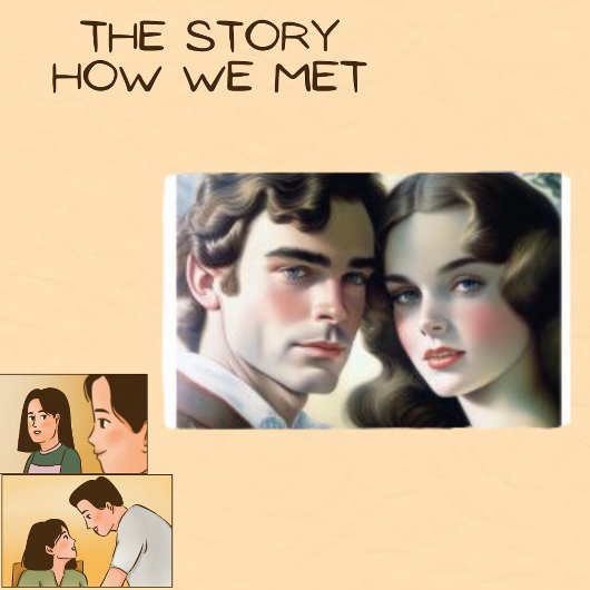 ラブカップルヴィンテージ派手なポスター ポスター