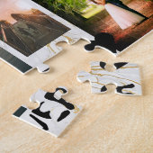 ラブカップル最高のタイムエバーコラージュパーソナライズされた ジグソーパズル (側面)