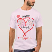 ラブカップルTシャツセット valentine2024 Tシャツ (正面)