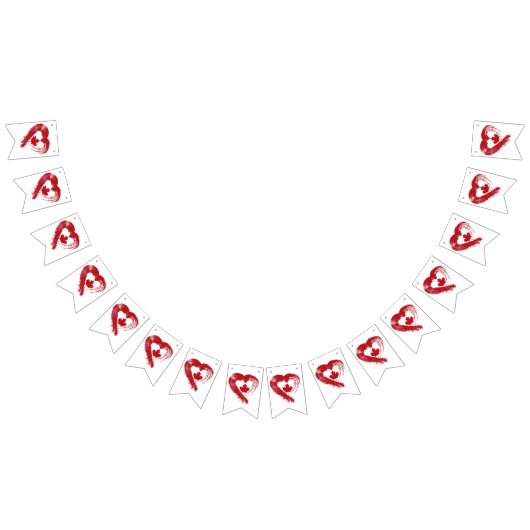 ラブカナダ旗 バンティングフラッグ (全)