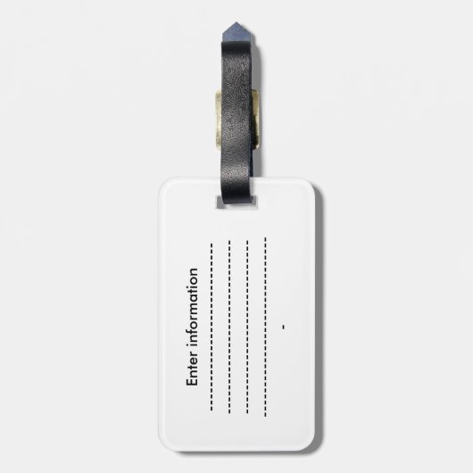 ラブカナダ赤いカエデの葉の旅行荷物タグ ラゲッジタグ (裏面縦)