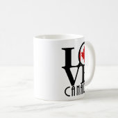 ラブカナダ11oz コーヒーマグカップ (正面右)