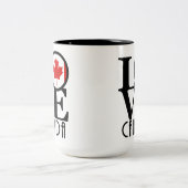 ラブカナダ15oz ツートーンマグカップ (中央)