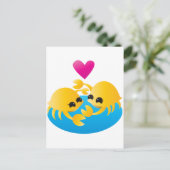 ラブカニ ポストカード (スタンド正面)