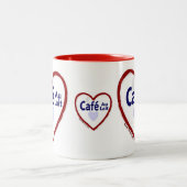 ラブカフェオレイト – Two-Tone Mug ツートーンマグカップ (中央)