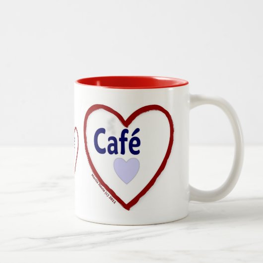 ラブカフェ – Two-Tone Mug ツートーンマグカップ (右)