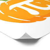 ラブカボチャのパイ感謝与Math Pi Day Pun Gift ポスター (角)