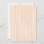 ラブカボチャのベビーシャワー招待状 招待状 (裏面)