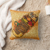 ラブカボチャ秋カスタマイズ色 クッション (ブランケット)