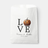 ラブカボチャ結婚の フェイバーバッグ (正面)