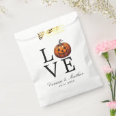 ラブカボチャ結婚の フェイバーバッグ (封をした状態)