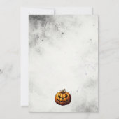 ラブカボチャ結婚の 招待状 (裏面)