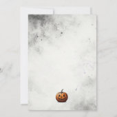 ラブカボチャ結婚の 招待状 (裏面)