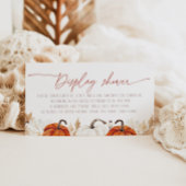 ラブカボチャ表示シャワーブライダル エンクロージャーカード