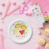 ラブカラフルエンゲージメントパーティー ペーパープレート (パーティー)