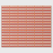 ラブカラフルハートスターストライプズ ラッピングペーパー (フラット)