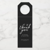 ラブカリグラフィサンキューフローラホワイトB&W ID940 ボトルネックタグ (正面)