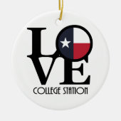 ラブカレッジステーション セラミックオーナメント (正面)