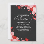 ラブカワイトウィザードガール10代のガレンティンデイホリデー 招待状 (正面)