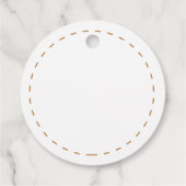 ラブカントリー糸クラフトホワイト手作り フェイバータグ (裏面)