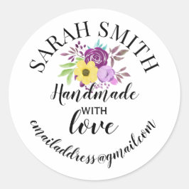 ラブカンパニー名フローラで手作り ラウンドシール