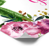 ラブカーカラフルド&ギフトサインのメキシコのタコ ポスター (角)