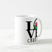 ラブカーディフウェールズ11oz コーヒーマグカップ (正面右)
