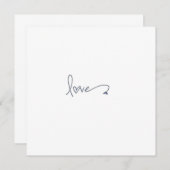 ラブカードおもしろい、バレンタイン、記念日。 サンキューカード (正面/裏面)