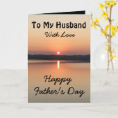 ラブカードで父の幸せな1日 カード (黄色い花)