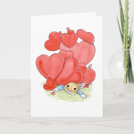 ラブカードに圧倒される カード (正面)