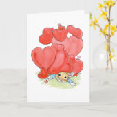 ラブカードに圧倒される カード (黄色い花)