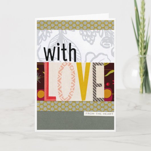 ラブカードを添えて カード (正面)