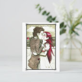 ラブカードエドガーアランポー引用文 ポストカード (スタンド正面)