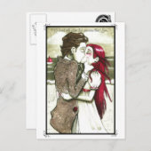 ラブカードエドガーアランポー引用文 ポストカード (正面/裏面)