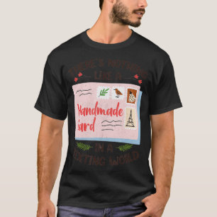 ラブカード作り手作りカード趣味スクラフティング Tシャツ