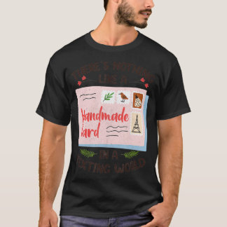 ラブカード作り手作りカード趣味スクラフティング Tシャツ
