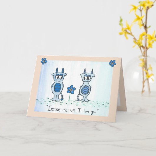 ラブカード カード (黄色い花)