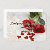 ラブカード ノートカード (正面/裏面)