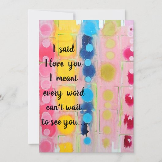 ラブカード 案内状 (正面)