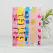 ラブカード 案内状 (スタンド正面)