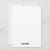 ラブカード 案内状 (裏面)