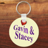 ラブガビンとスタッシー キーホルダー (正面)