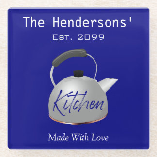 ラブガラスクラシックコースター製のキッチン ガラスコースター