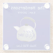 ラブガラスクラシックコースター製のキッチン ガラスコースター (裏面)