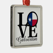 ラブガルベストンクリスマスオーナメント メタルオーナメント (右)