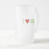 ラブガーデニング フロストグラスビールジョッキ (正面右)