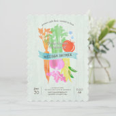 ラブガーデンベビーシャワー招待状 招待状 (スタンド正面)